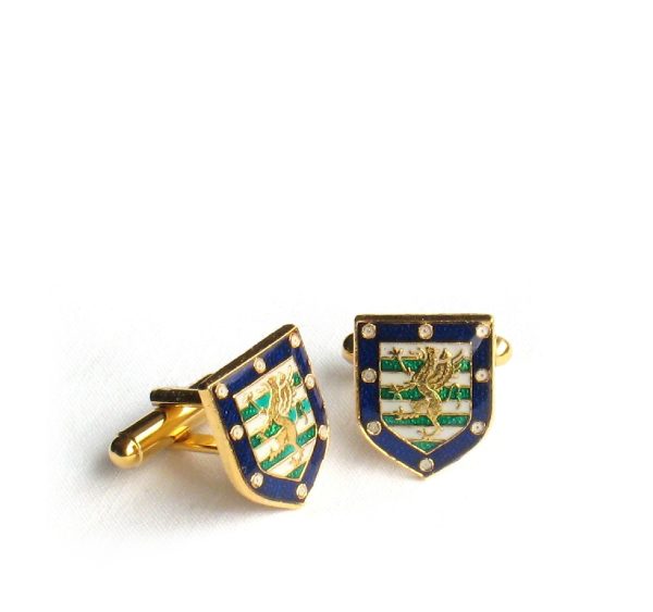 Enamel cufflinks